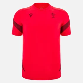 Camiseta de entrenamiento roja Welsh Rugby 2025/26
