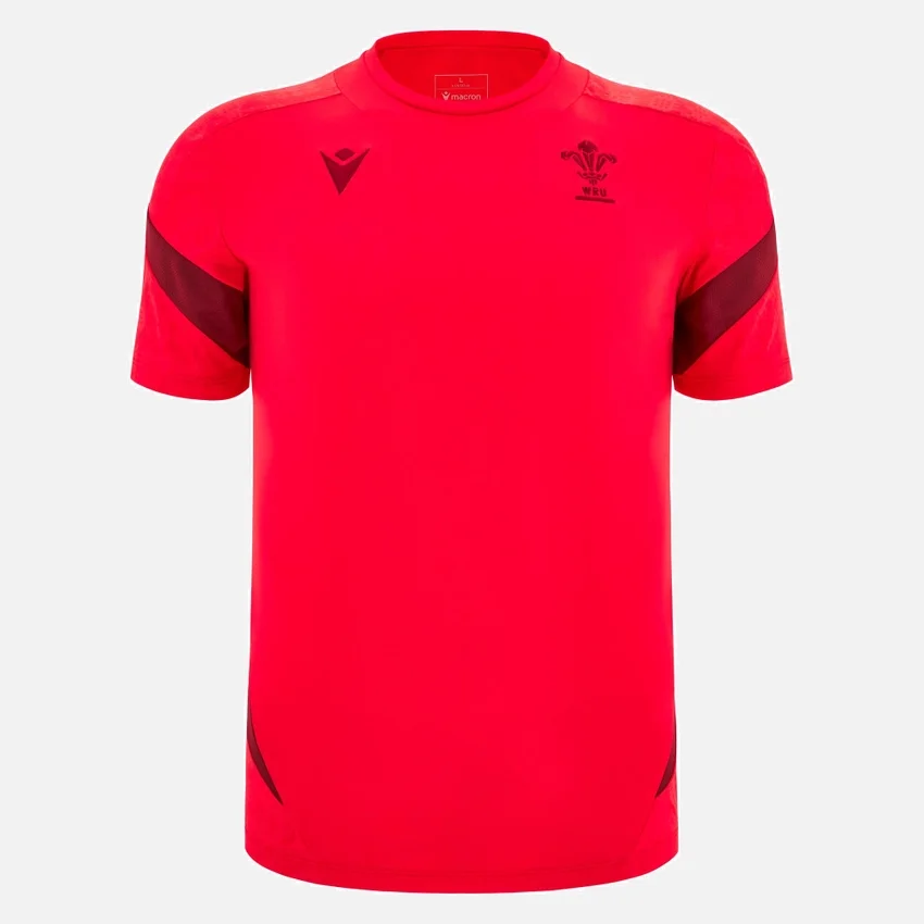 Camiseta de entrenamiento roja Welsh Rugby 2025/26 Camiseta de entrenamiento roja Welsh Rugby 2025/26