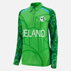 Camiseta de partido de manguitos T-20 para mujer del equipo de críquet de Irlanda 2026/28