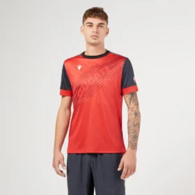 Camiseta de pádel roja Macron X Ducati Camiseta de pádel roja Macron X Ducati