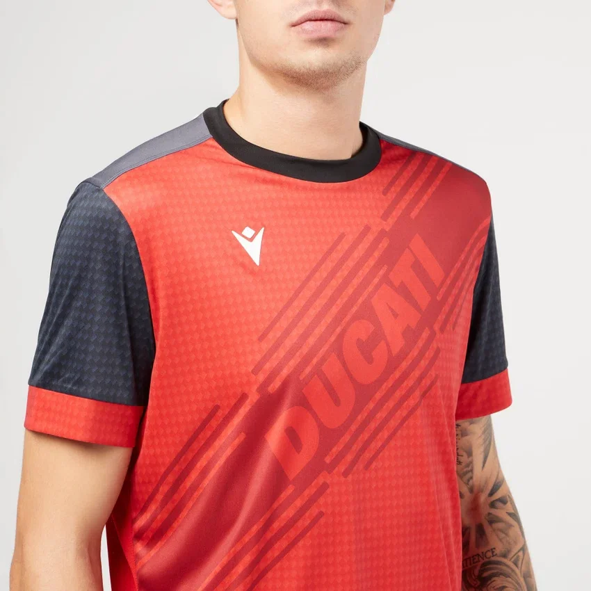 Camiseta de pádel roja Macron X Ducati Camiseta de pádel roja Macron X Ducati