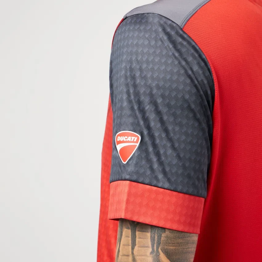Camiseta de pádel roja Macron X Ducati Camiseta de pádel roja Macron X Ducati