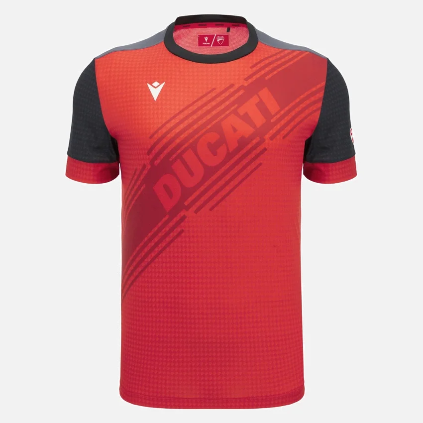 Camiseta de pádel roja Macron X Ducati Camiseta de pádel roja Macron X Ducati