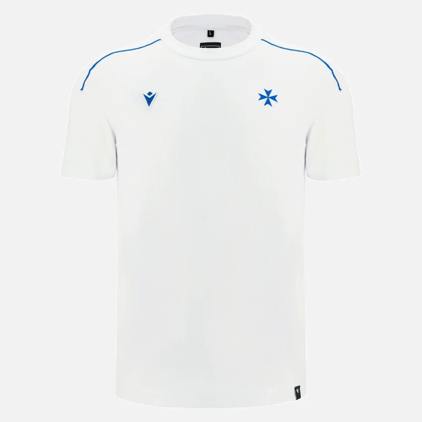 Camiseta de viaje blanca para adultos Auxerre 2025/26 Athleisure Camiseta de viaje blanca para adultos Auxerre 2025/26 Athleisure