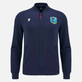 Camiseta de viaje con cremallera completa para adultos West Indies Cricket 2025/26