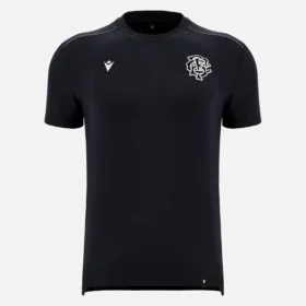 Camiseta de viaje negra Barbarians 2025/26