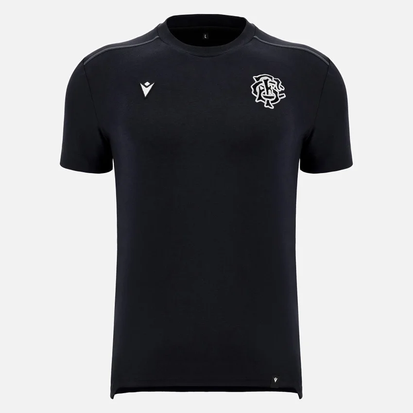 Camiseta de viaje negra Barbarians 2025/26 Camiseta de viaje negra Barbarians 2025/26