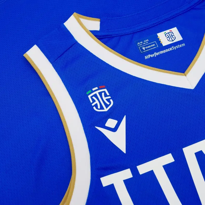 Camiseta de visita junior Italbasket 2025/26 Camiseta de visita junior Italbasket 2025/26