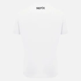 Camiseta deportiva blanca de estilo Athleisure de la selección nacional de Albania FSHF 2026/27 para hombre