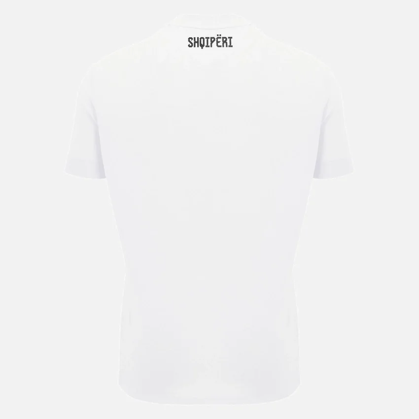 Camiseta deportiva blanca de estilo Athleisure de la selección nacional de Albania FSHF 2026/27 para hombre Camiseta deportiva blanca de estilo Athleisure de la selección nacional de Albania FSHF 2026/27 para hombre
