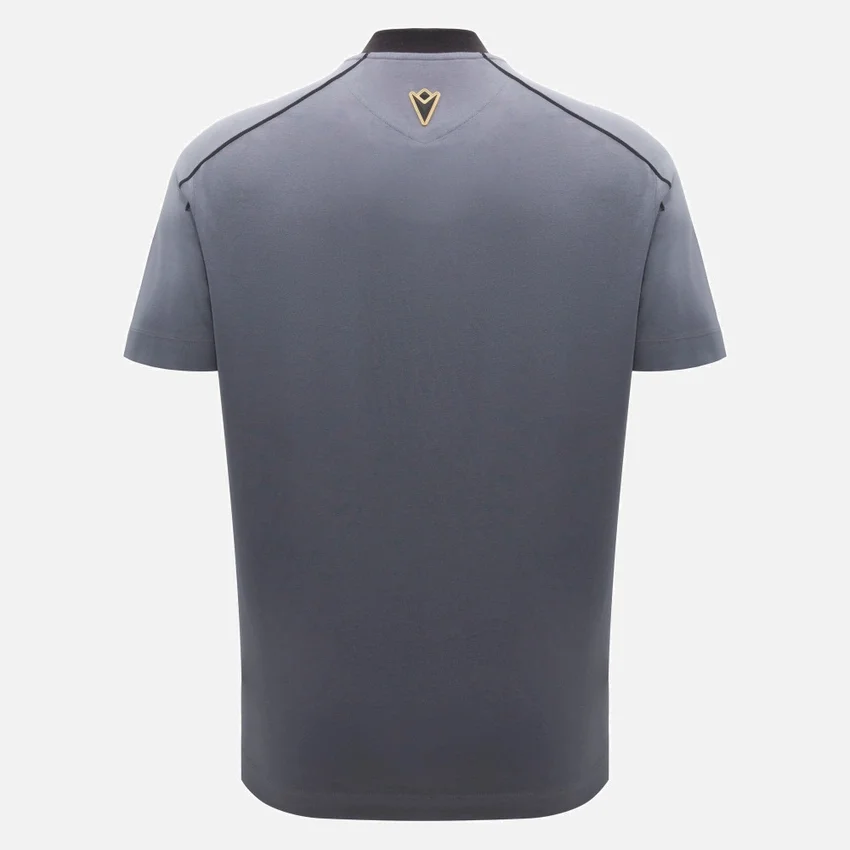 Camiseta deportiva gris para hombre de Automobili Lamborghini Squadra Corse Camiseta deportiva gris para hombre de Automobili Lamborghini Squadra Corse