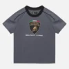 Camiseta deportiva gris para niños de Automobili Lamborghini Squadra Corse Camiseta deportiva gris para niños de Automobili Lamborghini Squadra Corse
