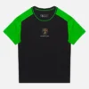 Camiseta deportiva infantil negra de Automobili Lamborghini Squadra Corse Camiseta deportiva infantil negra de Automobili Lamborghini Squadra Corse