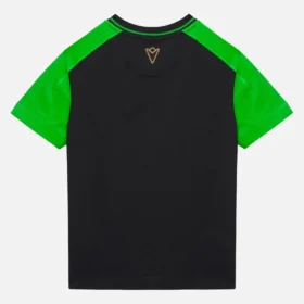 Camiseta deportiva infantil negra de Automobili Lamborghini Squadra Corse