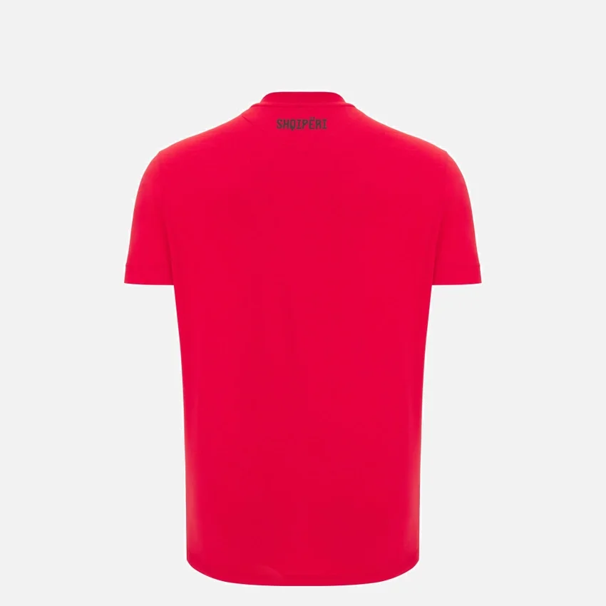 Camiseta deportiva roja de la selección nacional de Albania FSHF 2026/27 Athleisure para jóvenes Camiseta deportiva roja de la selección nacional de Albania FSHF 2026/27 Athleisure para jóvenes