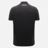 Camiseta deportiva tricolor negra para hombre de Automobili Lamborghini Squadra Corse Camiseta deportiva tricolor negra para hombre de Automobili Lamborghini Squadra Corse
