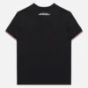 Camiseta deportiva tricolor negra para niños de Automobili Lamborghini Squadra Corse Camiseta deportiva tricolor negra para niños de Automobili Lamborghini Squadra Corse