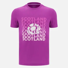 Camiseta informal púrpura Scottish Rugby 2025/26