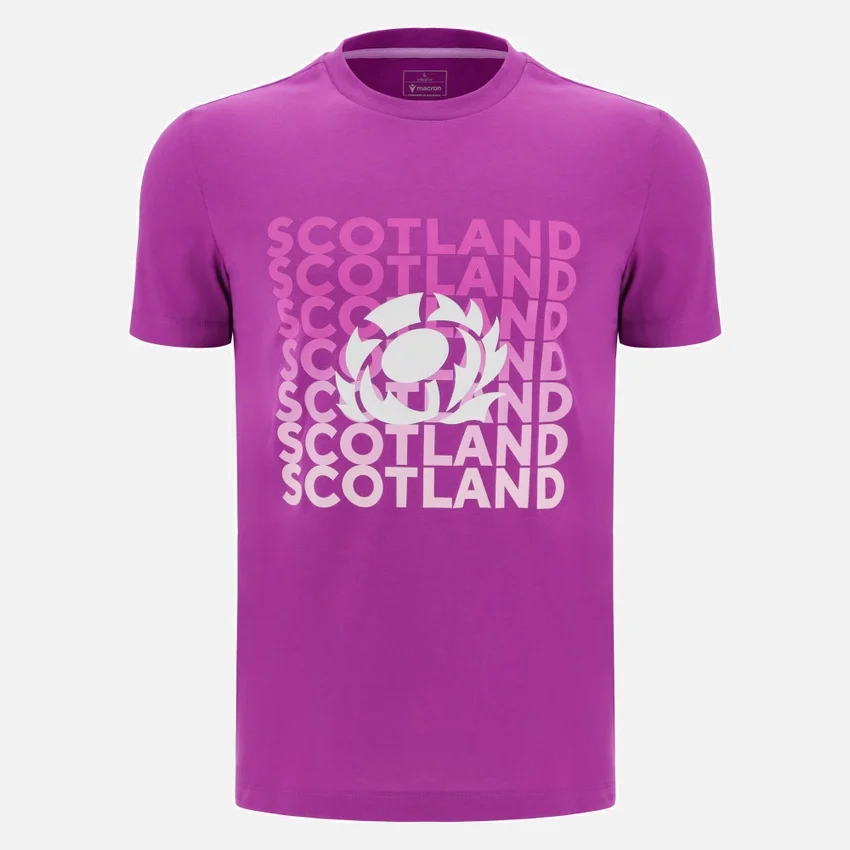 Camiseta informal púrpura Scottish Rugby 2025/26 Camiseta informal púrpura Scottish Rugby 2025/26