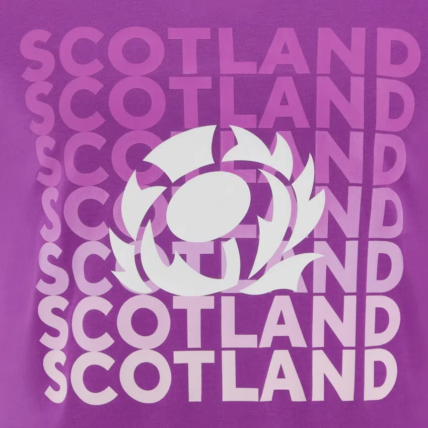 Camiseta informal púrpura Scottish Rugby 2025/26 Camiseta informal púrpura Scottish Rugby 2025/26