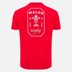 Camiseta roja de aficionado del Welsh Rugby 2025/26