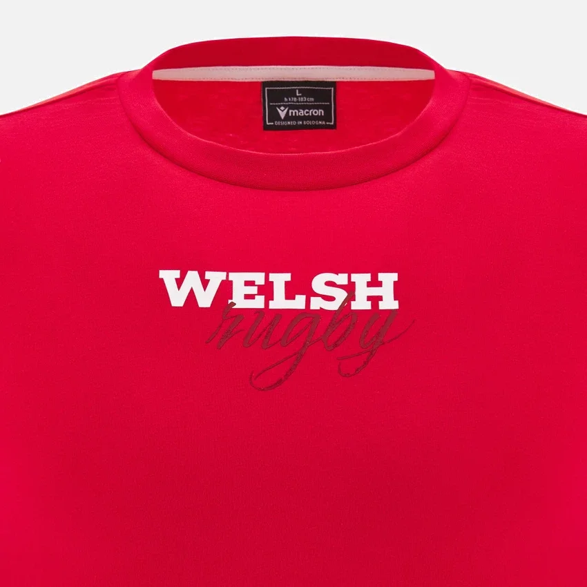 Camiseta roja de aficionado del Welsh Rugby 2025/26 Camiseta roja de aficionado del Welsh Rugby 2025/26