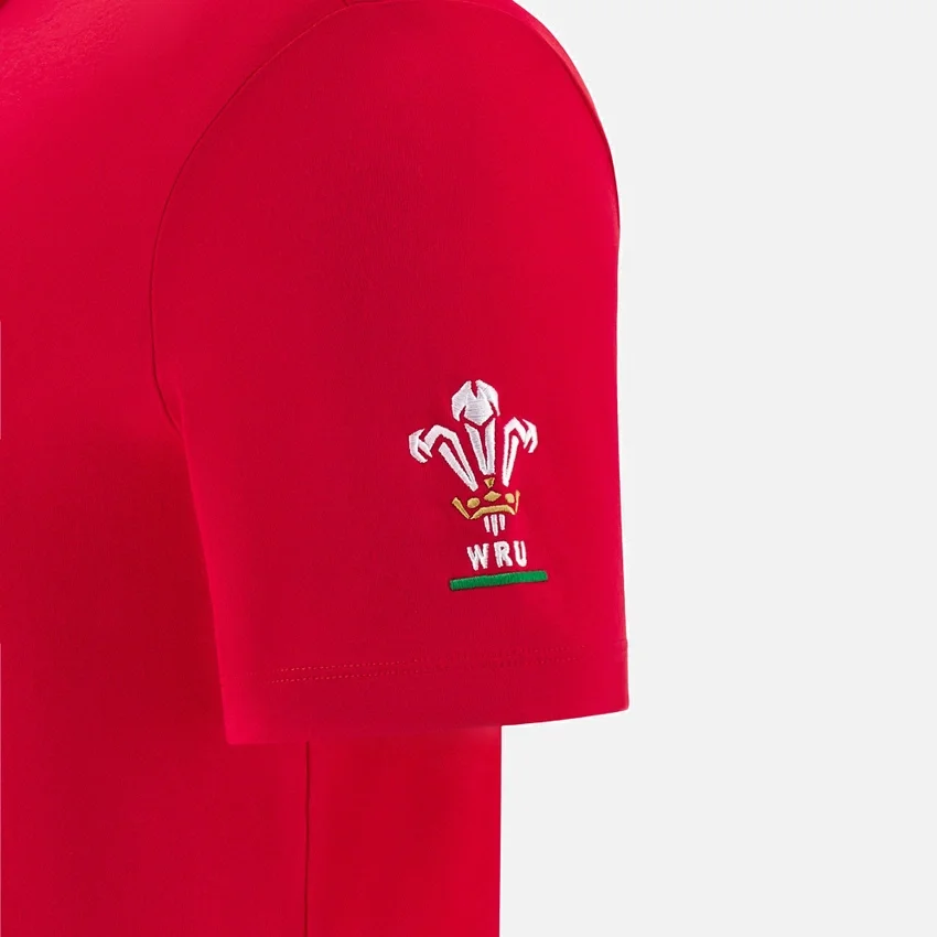Camiseta roja de aficionado del Welsh Rugby 2025/26 Camiseta roja de aficionado del Welsh Rugby 2025/26