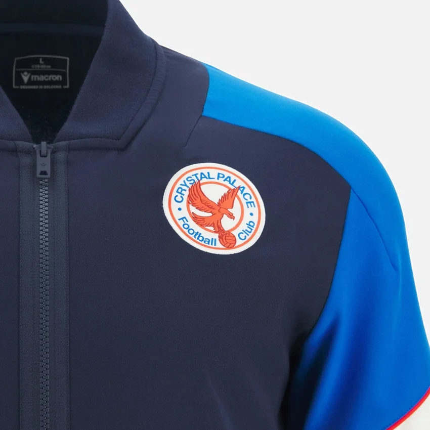 Camiseta vintage con cremallera completa para adultos del Crystal Palace 2025/26 Camiseta vintage con cremallera completa para adultos del Crystal Palace 2025/26