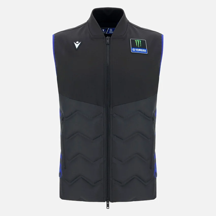 Chaleco réplica de viaje para hombre Monster Energy Yamaha MotoGP 2026 Chaleco réplica de viaje para hombre Monster Energy Yamaha MotoGP 2026