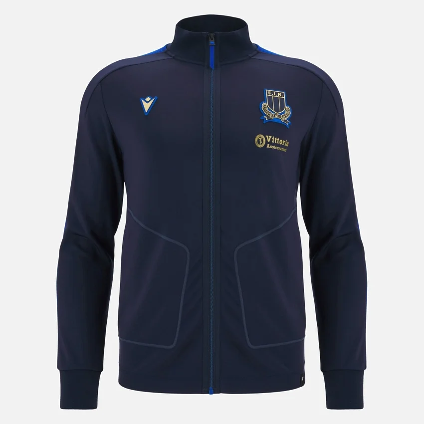 Chaqueta Anthem de Italia Rugby 2025/26 para adultos, estilo Athleisure Chaqueta Anthem de Italia Rugby 2025/26 para adultos, estilo Athleisure