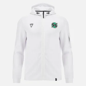 Chaqueta Athleisure Anthem del Hannover 96 2025/26 en color blanco