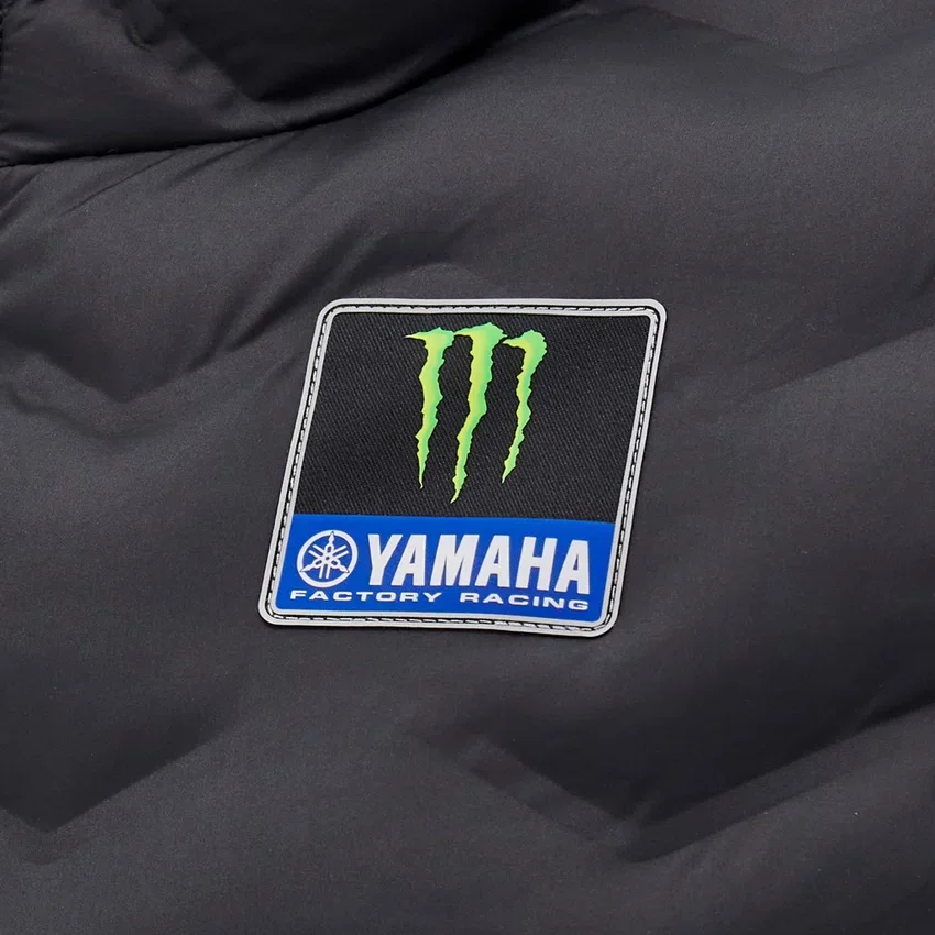 Chaqueta Bomber acolchada para hombre Yamaha Factory Racing 2025 Chaqueta Bomber acolchada para hombre Yamaha Factory Racing 2025