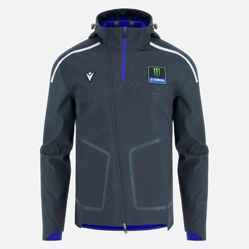 Chaqueta de ducha de viaje para hombre Monster Energy Yamaha MotoGP 2026 Chaqueta de ducha de viaje para hombre Monster Energy Yamaha MotoGP 2026