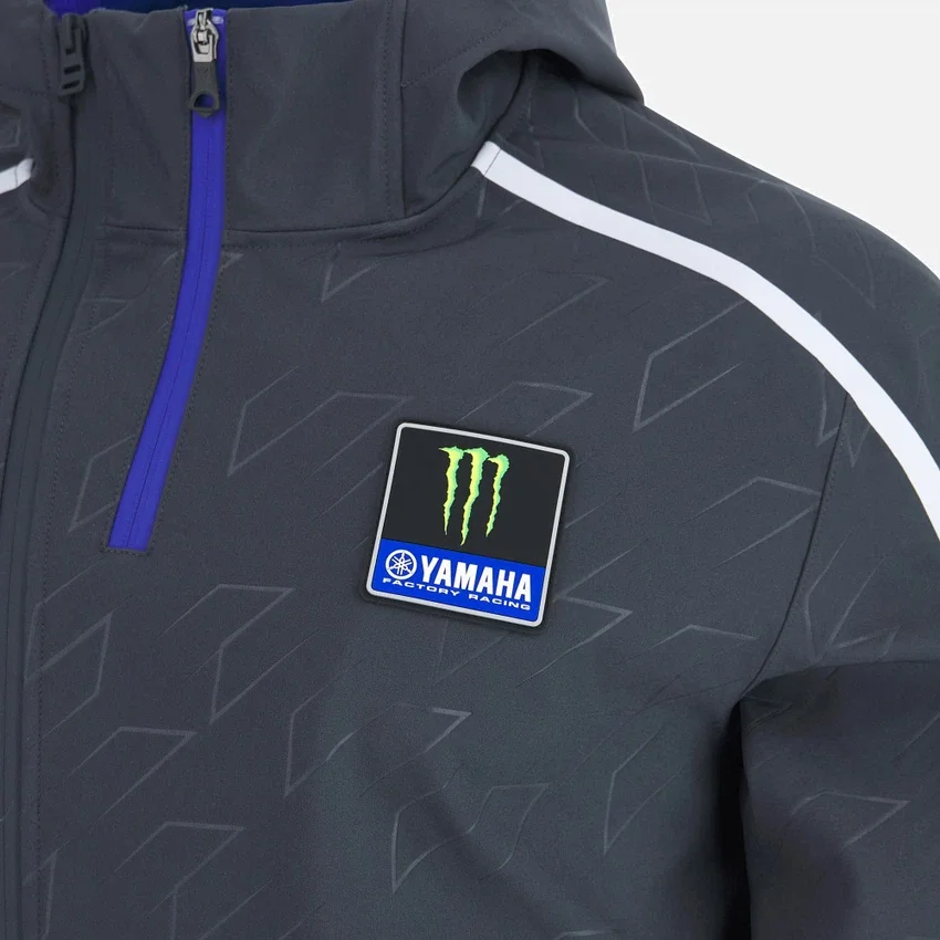 Chaqueta de ducha de viaje para hombre Monster Energy Yamaha MotoGP 2026 Chaqueta de ducha de viaje para hombre Monster Energy Yamaha MotoGP 2026