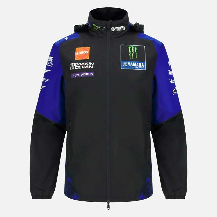 Chaqueta de ducha réplica del equipo Monster Energy Yamaha MotoGP 2026 Chaqueta de ducha réplica del equipo Monster Energy Yamaha MotoGP 2026