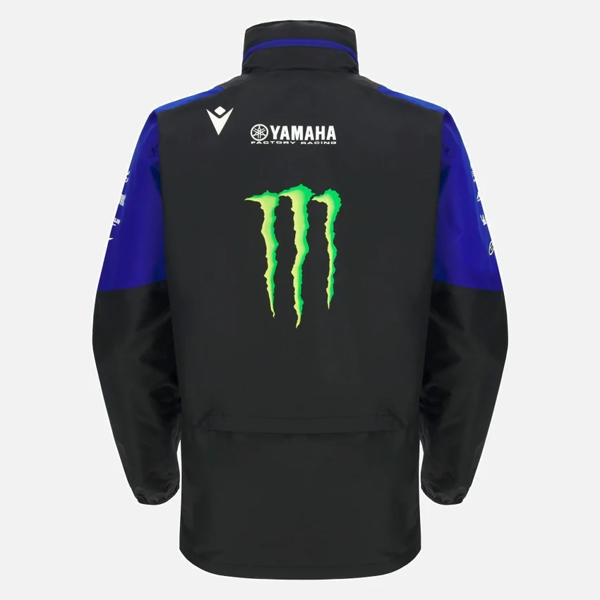 Chaqueta de ducha réplica del equipo Monster Energy Yamaha MotoGP 2026 Chaqueta de ducha réplica del equipo Monster Energy Yamaha MotoGP 2026