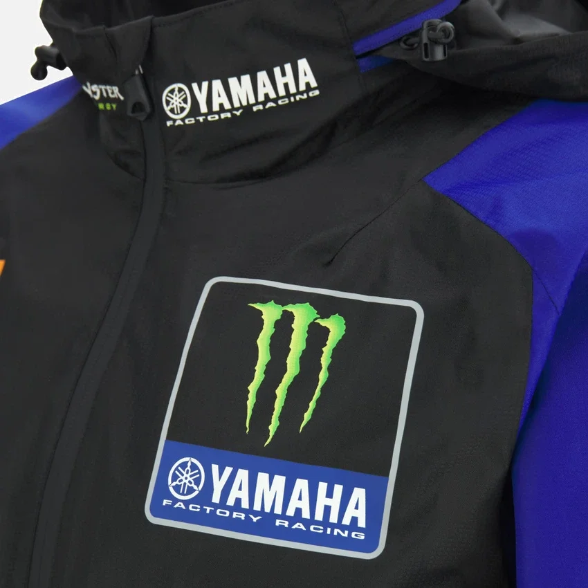 Chaqueta de ducha réplica del equipo Monster Energy Yamaha MotoGP 2026 Chaqueta de ducha réplica del equipo Monster Energy Yamaha MotoGP 2026