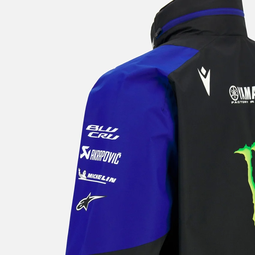 Chaqueta de ducha réplica del equipo Monster Energy Yamaha MotoGP 2026 Chaqueta de ducha réplica del equipo Monster Energy Yamaha MotoGP 2026