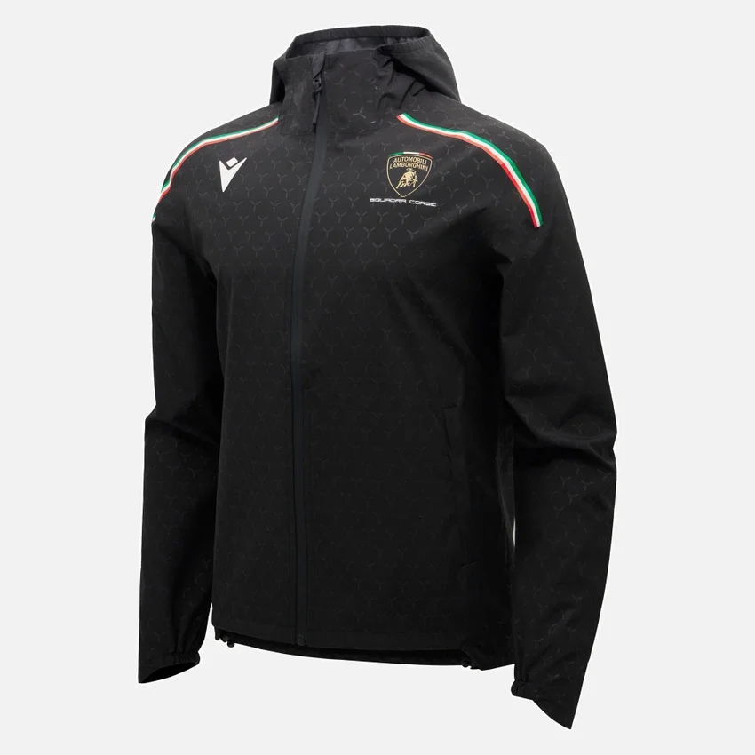Chaqueta impermeable para hombre Automobili Lamborghini Squadra Corse Chaqueta impermeable para hombre Automobili Lamborghini Squadra Corse