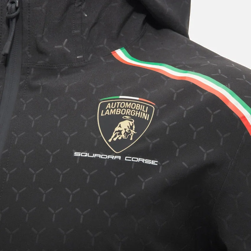 Chaqueta impermeable para hombre Automobili Lamborghini Squadra Corse Chaqueta impermeable para hombre Automobili Lamborghini Squadra Corse