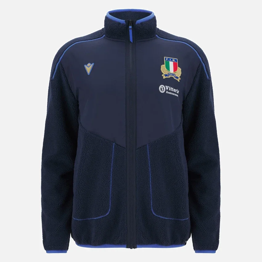 Chaqueta Teddy para adultos Italia Rugby 2025/26 Athleisure Chaqueta Teddy para adultos Italia Rugby 2025/26 Athleisure