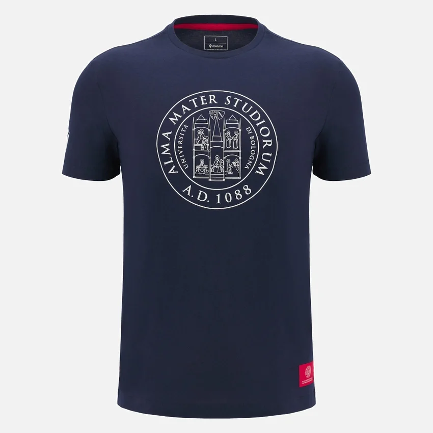Colección Unibo Camiseta de algodón para adultos en azul marino Colección Unibo Camiseta de algodón para adultos en azul marino