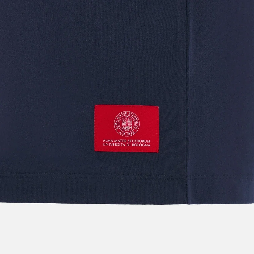 Colección Unibo Camiseta de algodón para adultos en azul marino Colección Unibo Camiseta de algodón para adultos en azul marino
