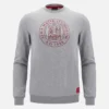 Colección Unibo Sudadera de cuello redondo sin cepillar en gris jaspeado para Adultos Colección Unibo Sudadera de cuello redondo sin cepillar en gris jaspeado para Adultos