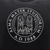 Colección Unibo Sudadera negra sin cepillar con cuello redondo para Adultos Colección Unibo Sudadera negra sin cepillar con cuello redondo para Adultos