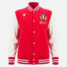 Cápsula Garibaldi Italia Rugby 2025/26 Chaqueta Anthem de estilo Athleisure para adultos