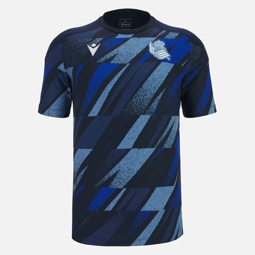 Equipación de calentamiento para adultos de la Real Sociedad 2025/26 Equipación de calentamiento para adultos de la Real Sociedad 2025/26