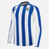 Equipación de local de manguitos largos para adultos de la Real Sociedad 2025/26 Equipación de local de manguitos largos para adultos de la Real Sociedad 2025/26