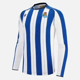 Equipación de local de manguitos largos para adultos de la Real Sociedad 2025/26