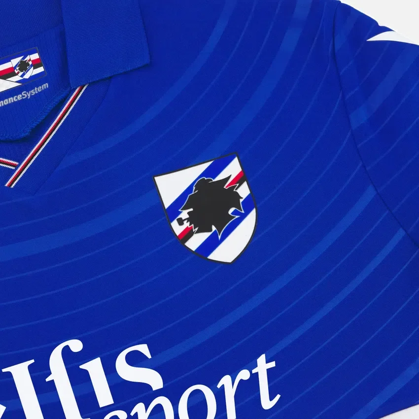 Equipación de local para adultos de la U.C. Sampdoria 2025/26 Equipación de local para adultos de la U.C. Sampdoria 2025/26